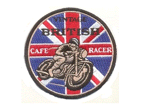 Vintage British Cafe Racer 3 inch round patch